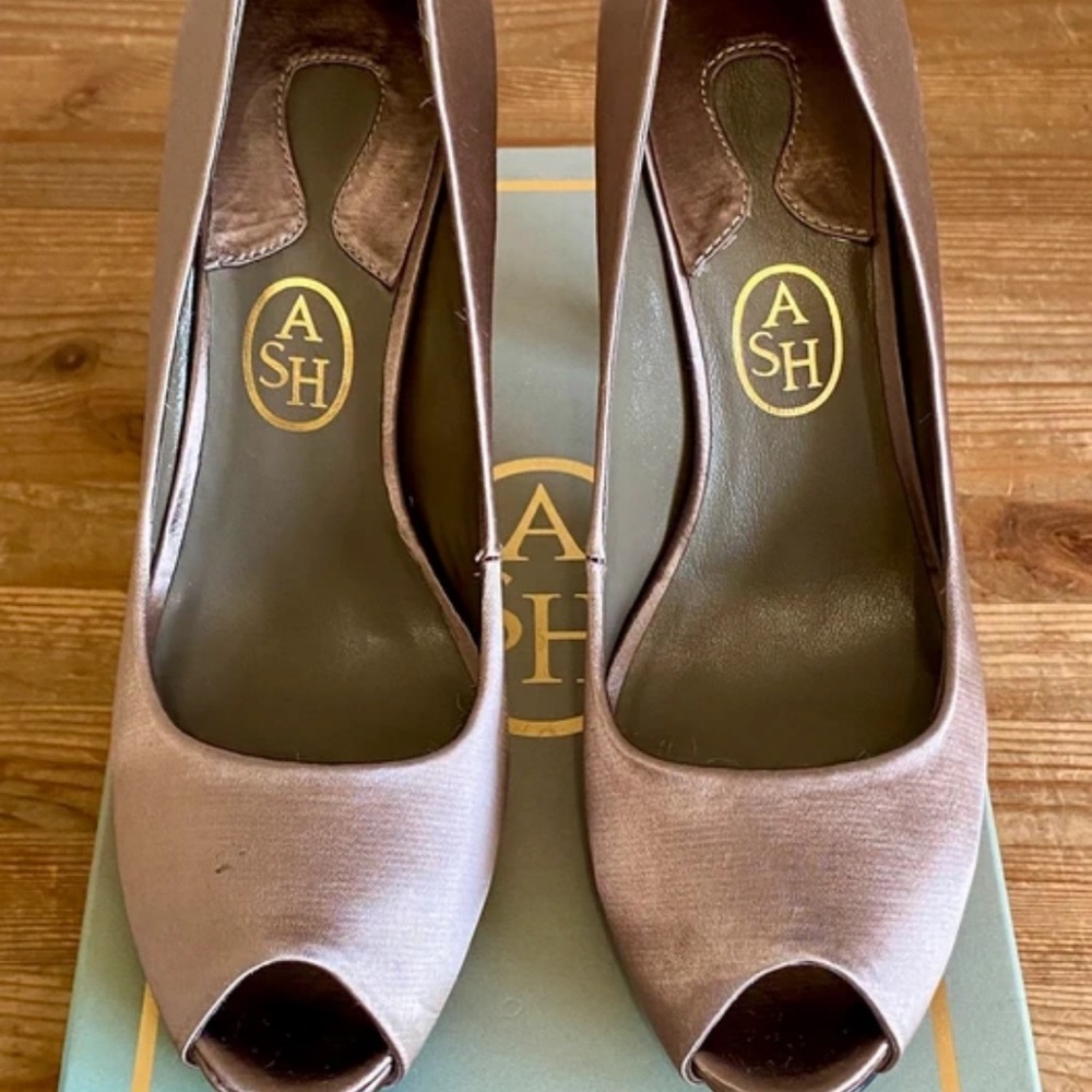 Ash Women's Peep Toe Heels - Brown